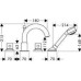 Axor Uno² 4-Hole Bath Mixer - Premium Deck-Mounted Bath Filler with Hand Shower